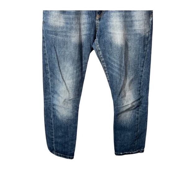 Dsquared2 Straight Leg Cropped Blue Denim Jeans Size 27 - Picture 6 of 13